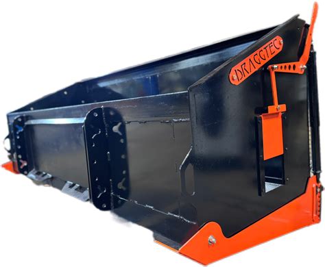 asphalt spreader box for skid steer|stone spreader box for dozer.